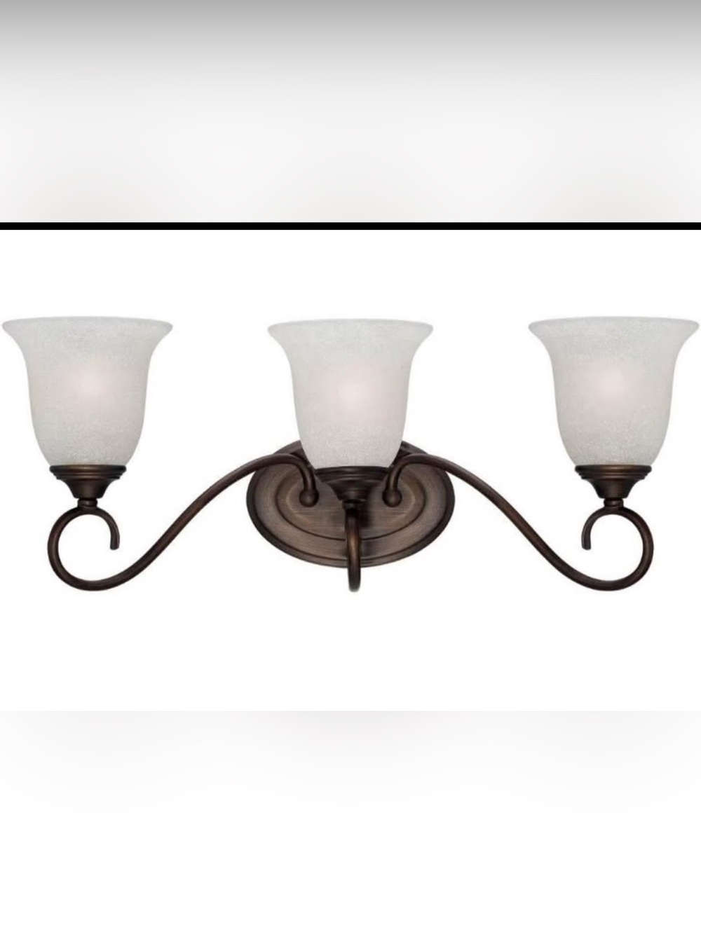 NEW Millennium 1183-RBZ Three Light Bathroom Vanity, Bronze/Dark